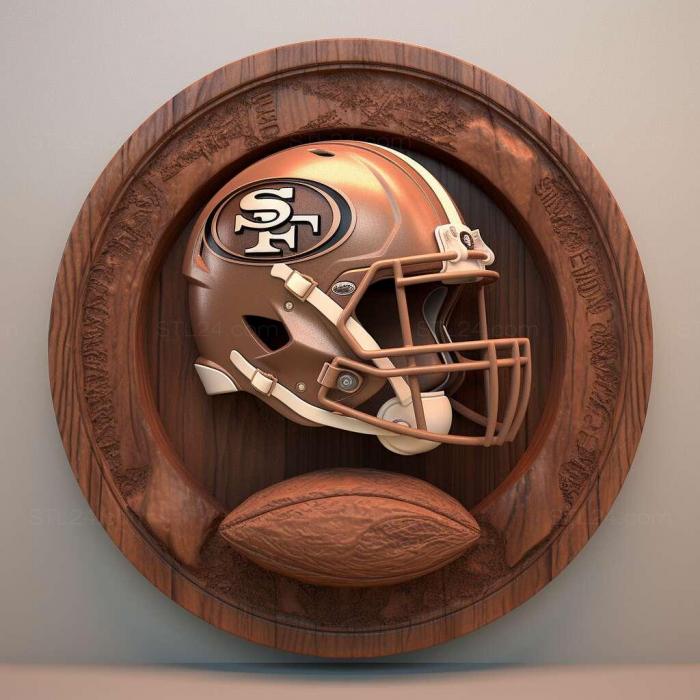 STL file NFL SAINTS NEW ORLEANS HELMET・3D printer model to